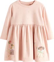 NEXT Kids' Garden Graphic Cotton Jersey Dress