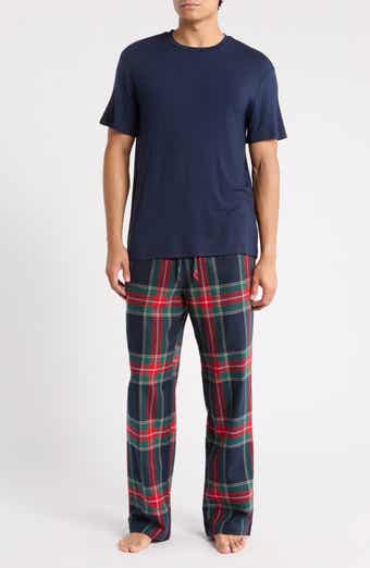 T-Shirt & Flannel Pajama Pants Set