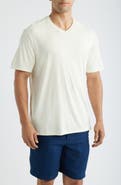 Tommy Bahama Bay Stripe IslandZone® V-Neck Performance T-Shirt