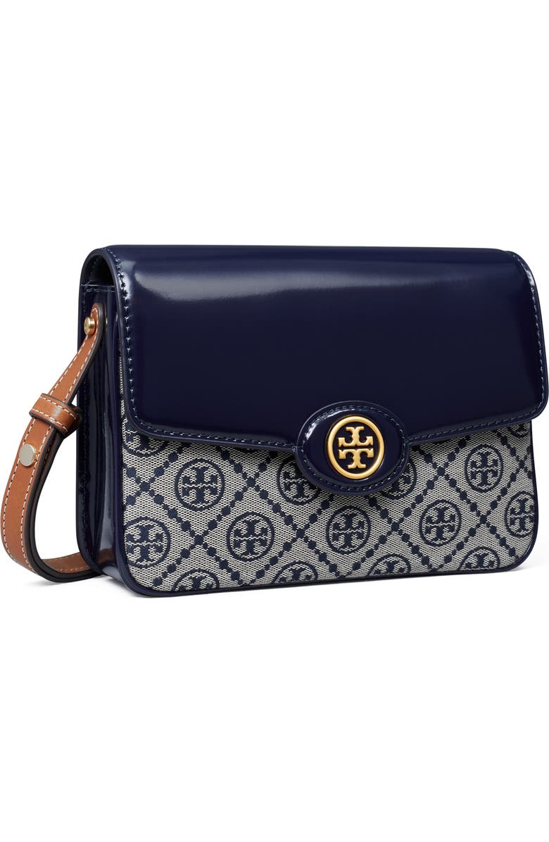 Tory Burch Robinson T Monogram Convertible Shoulder Bag, Alternate, color,