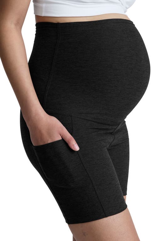 BEYOND YOGA BEYOND YOGA KEEP PACE MATERNITY POCKET BIKE SHORTS