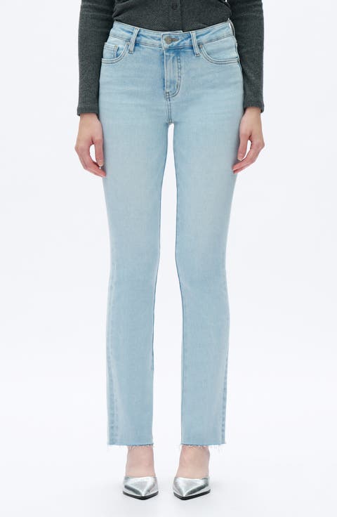 Raw Hem Skinny Jeans