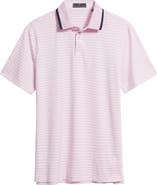 G/FORE Stripe Mesh Golf Polo