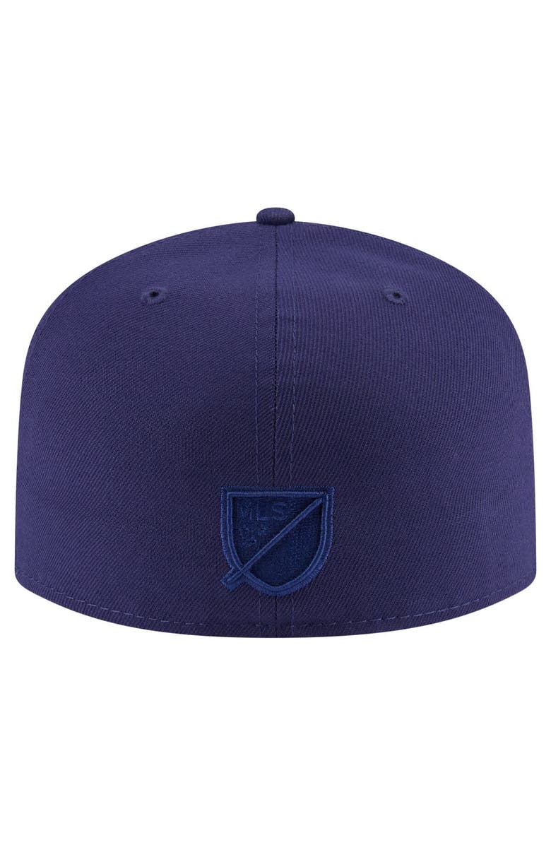 New Era Men's New Era Navy FC Dallas Color Pack A-Frame 59FIFTY Fitted Hat, Alternate, color, Navy