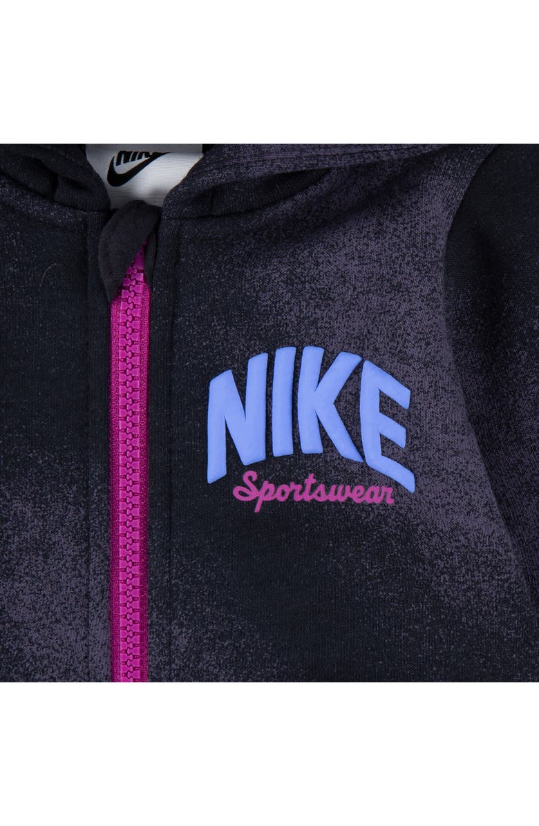 Nike Powder Play Hooded Romper, Alternate, color, Black