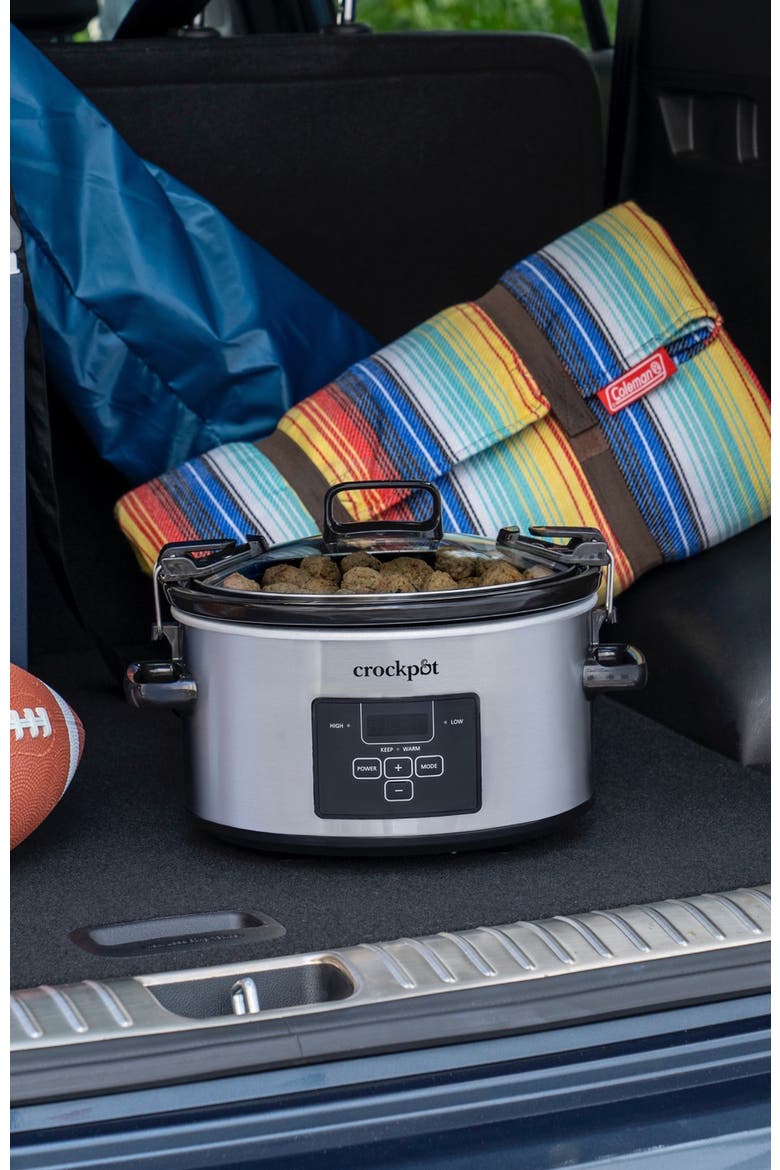 Programmable 4-Quart Cook & Carry Slow Cooker, Alternate, color, Stainless Steel