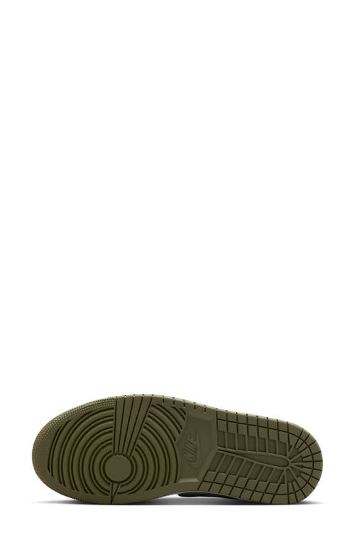 Jordan Women's Air  1 High Method Of Make Shoes In Medium Olive/oil Green/sea