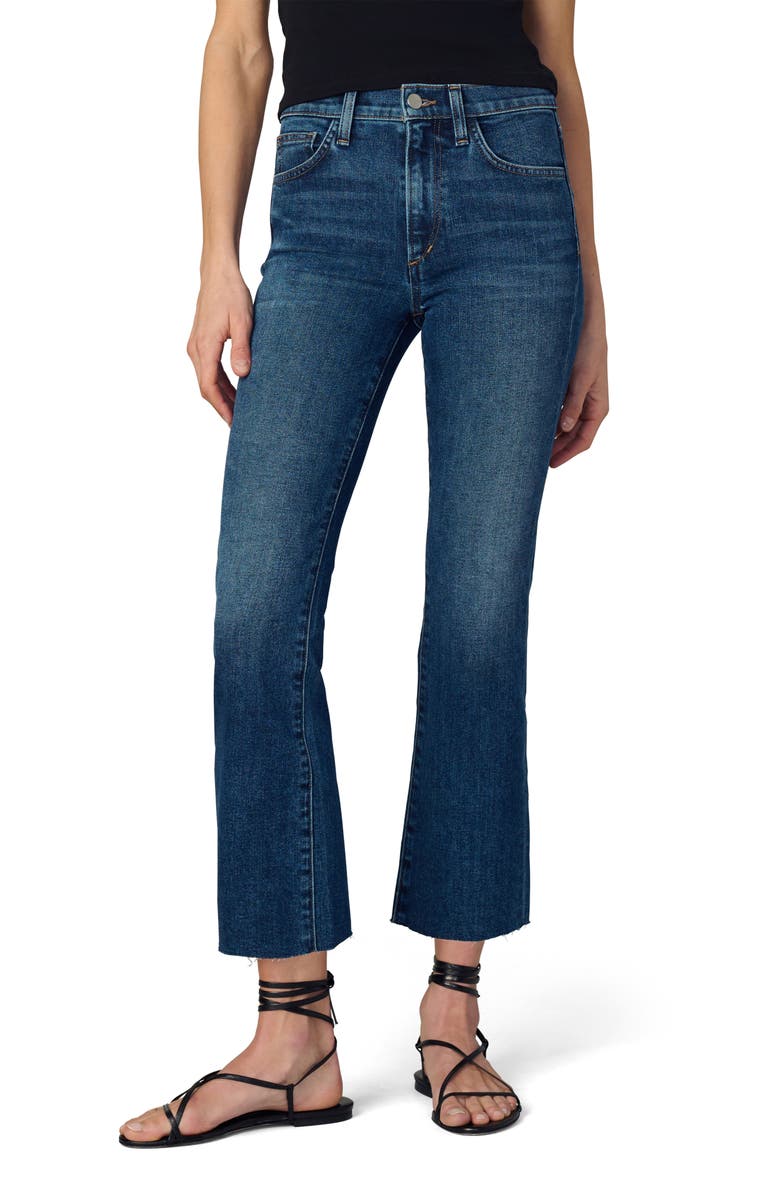 Joe's Jeans The Callie Raw Hem High Waist Crop Bootcut Jeans, Main, color, Ovation