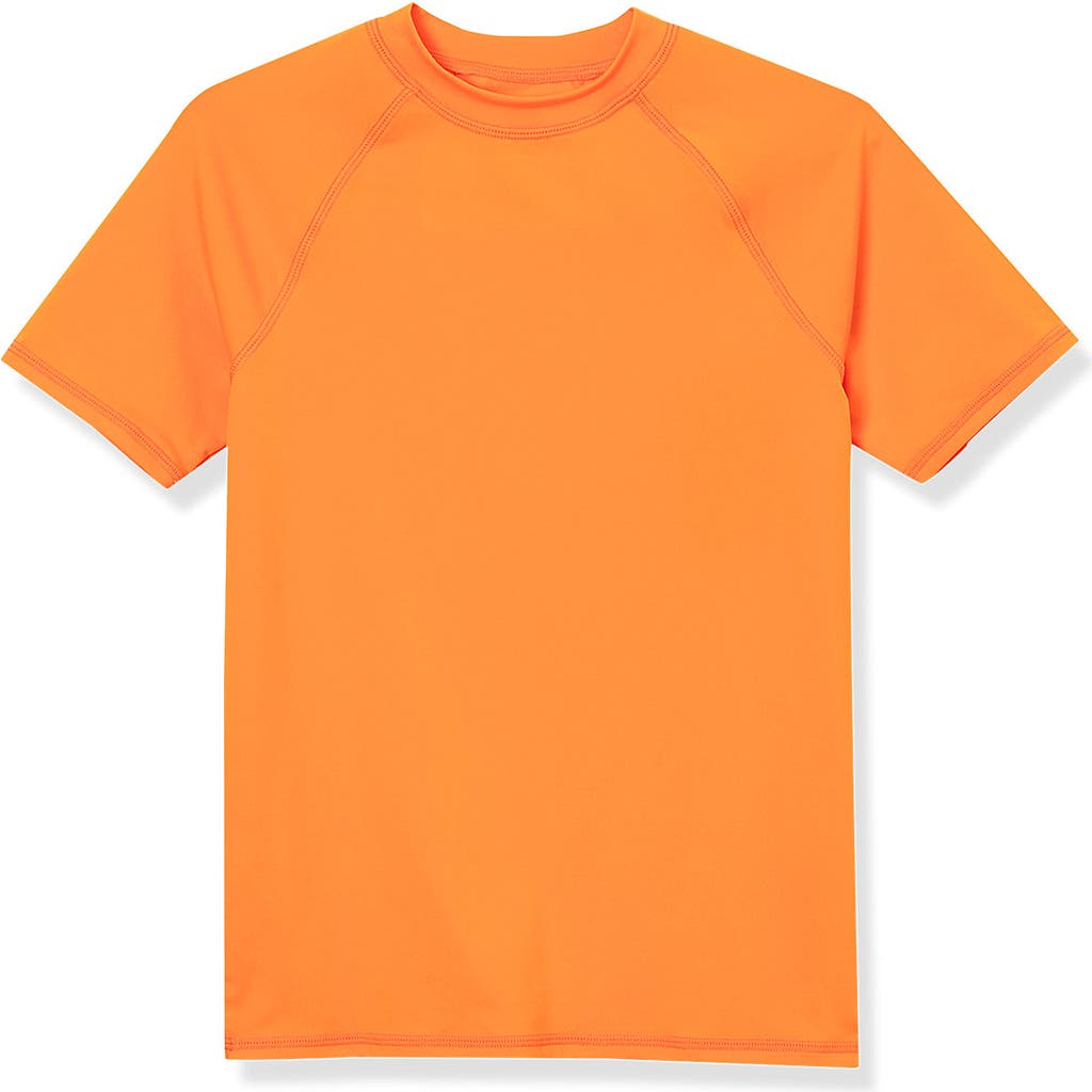 LANDS' END LANDS' END BOYS SHORT SLEEVE UPF 50 SUN PROTECTION RASH GUARD