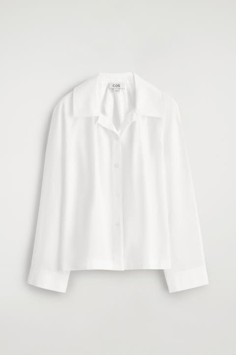 Gathered Pima Cotton Shirt