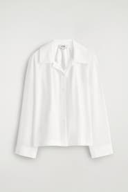 COS Gathered Pima Cotton Shirt