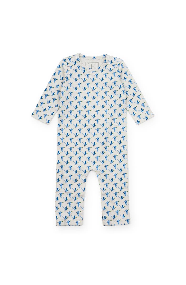 Lila and Hayes Thompson Boys' Romper, Main, color, Mallard Ducks