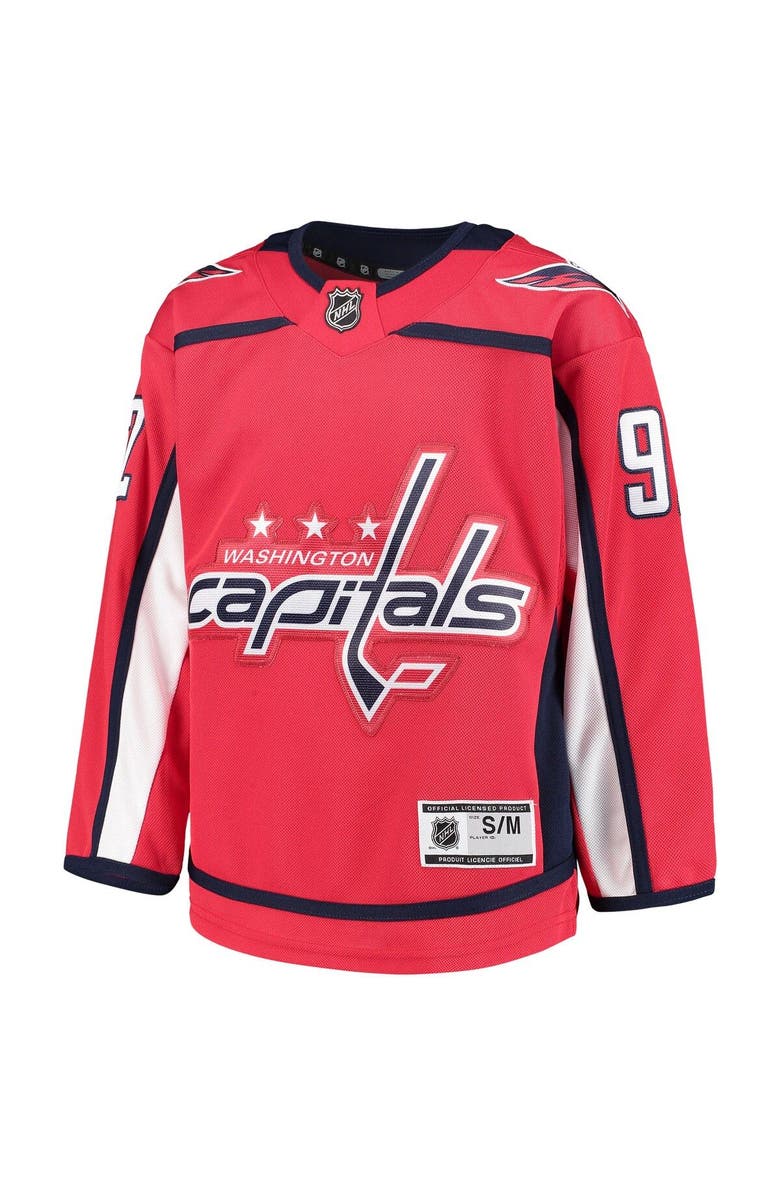 Outerstuff Youth Evgeny Kuznetsov Red Washington Capitals Home Premier Player Jersey, Alternate, color, Red