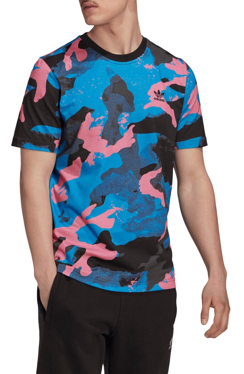adidas Originals Camouflage Series Cotton Crewneck T-Shirt, Alternate, color, 
