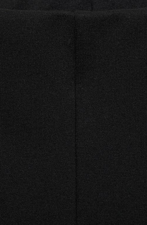 Shop Mango Side Stripe Track Pants In Black