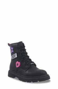 DKNY Kids' Ava Adrianne Combat Boot