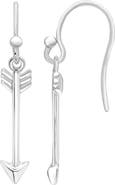 A&M Sterling Silver Arrow Drop Earrings