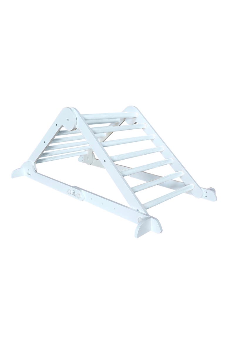 Kids' Learn 'N' Climb Wooden Triangle, Alternate, color, SOFT WHITE