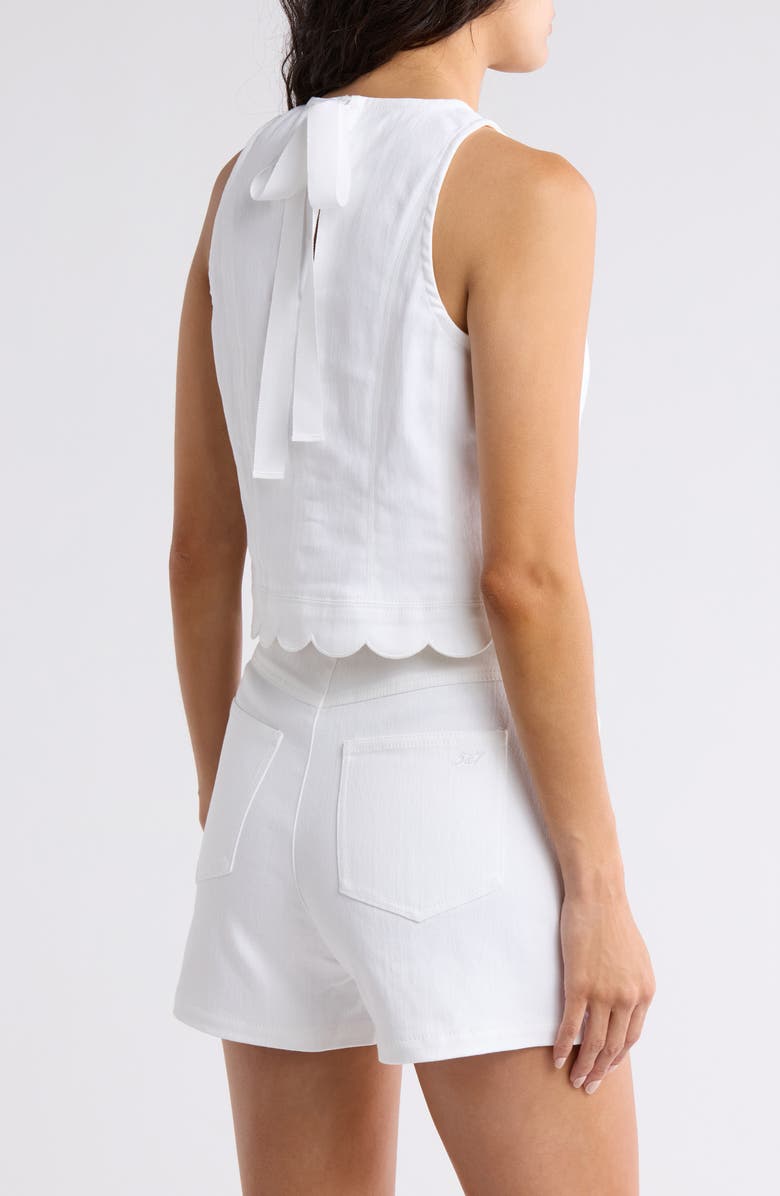 Cinq à Sept Hadley Scalloped Tank, Alternate, color,