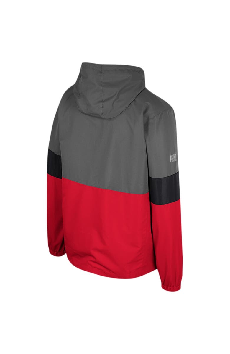 COLOSSEUM Men's Colosseum Charcoal Nebraska Huskers Miles Full-Zip Jacket, Alternate, color, Charcoal