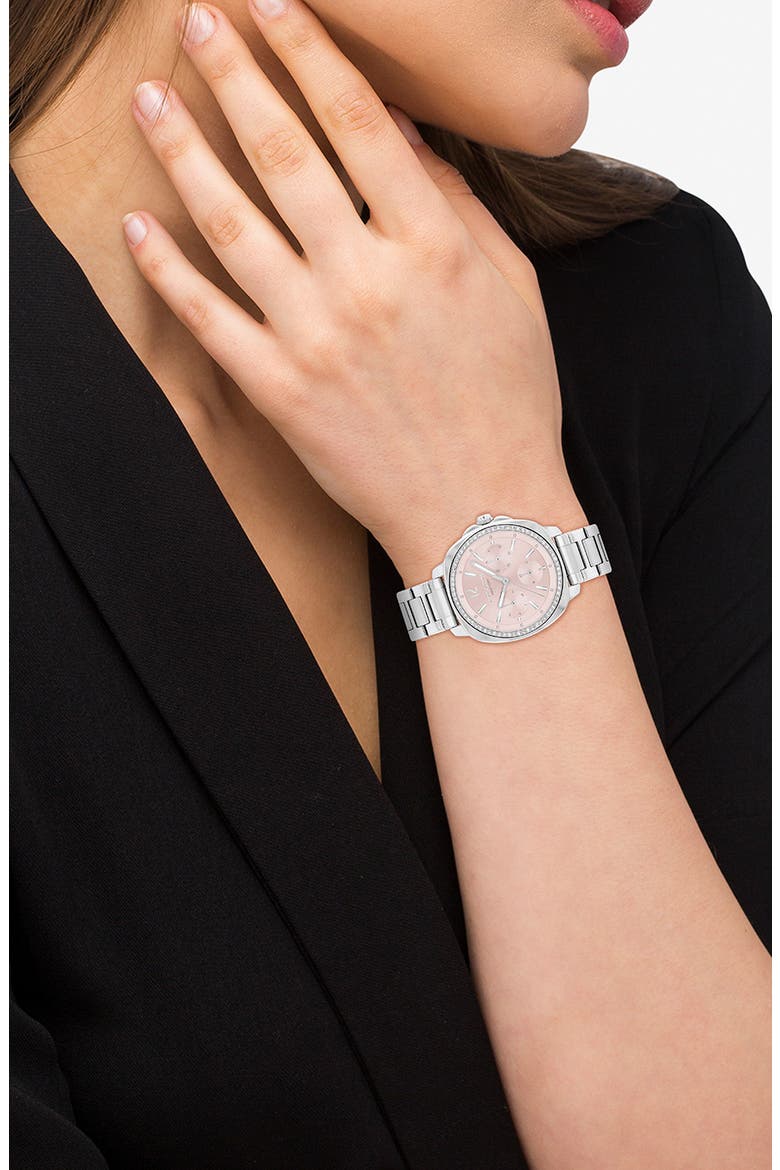 Kitt Bracelet Watch, 34mm, Alternate, color, BLUSH