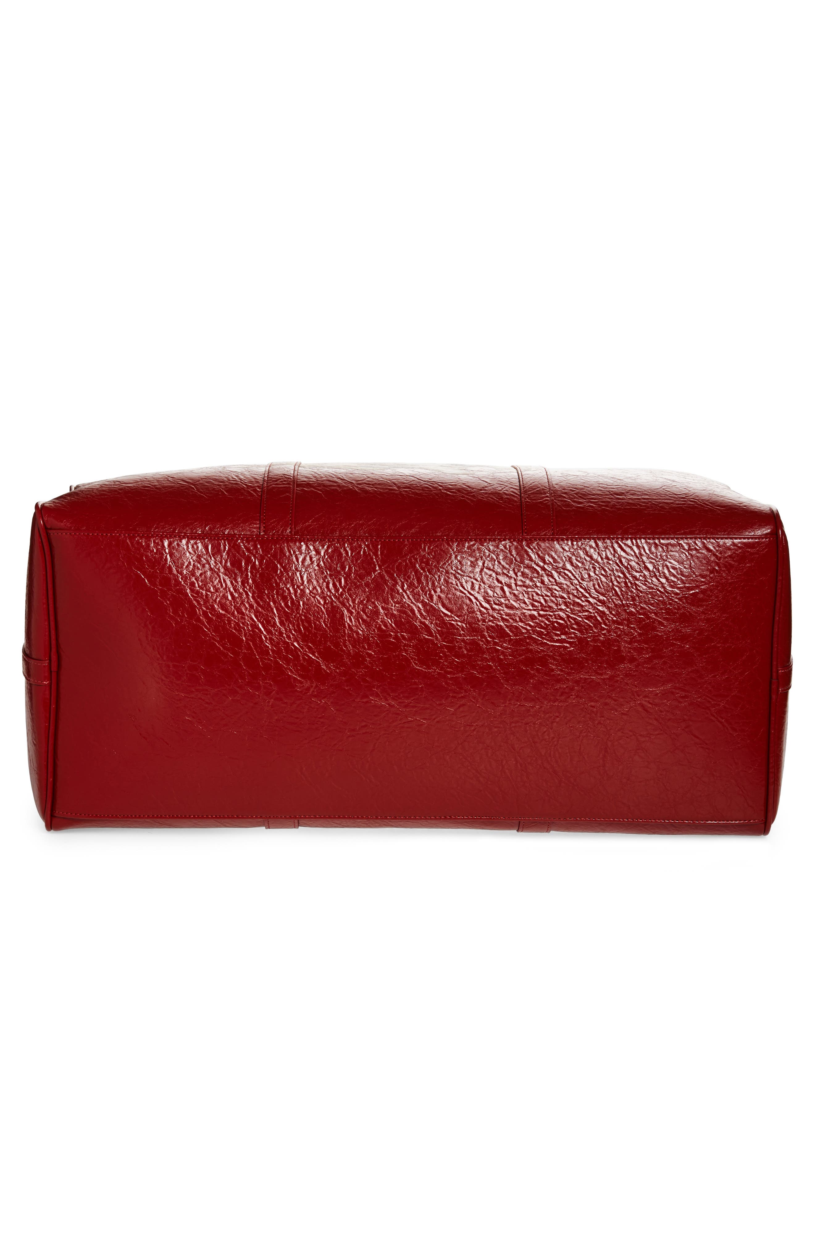 SANTO STUDIO Jasmine Tookes Red Duffel Bag, Alternate, color, Merlot