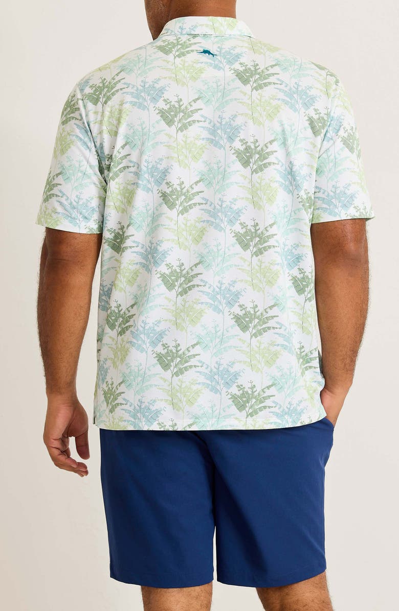 Tommy Bahama San Lucio Verde Palms Cotton Blend Polo, Alternate, color, Elm
