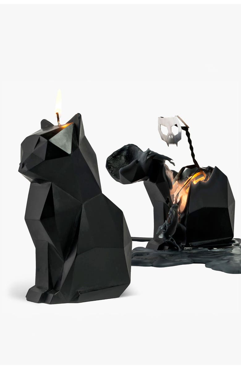 54Celsius PyroPet Kisa Cat Candle, Alternate, color, Black