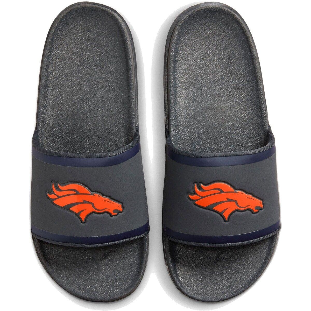 Nike Denver Broncos Off-Court Wordmark Slide Sandals, Main, color, 