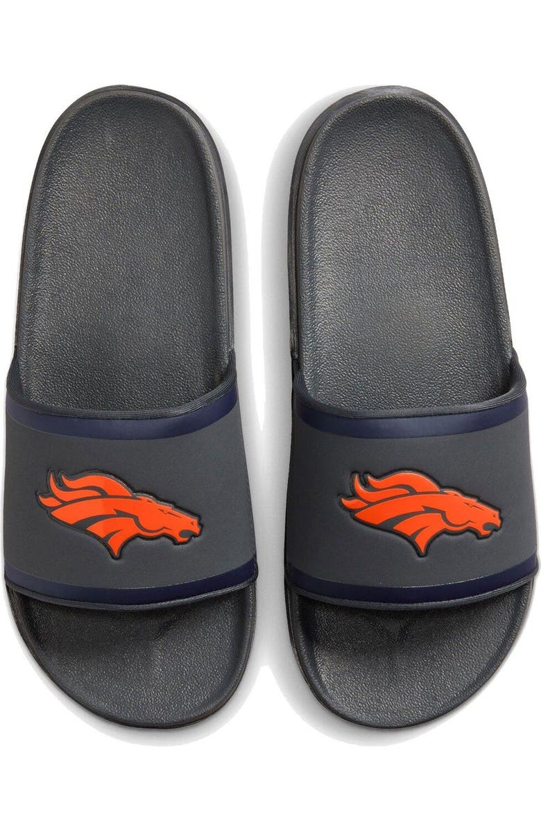 Nike Denver Broncos Off-Court Wordmark Slide Sandals, Main, color,