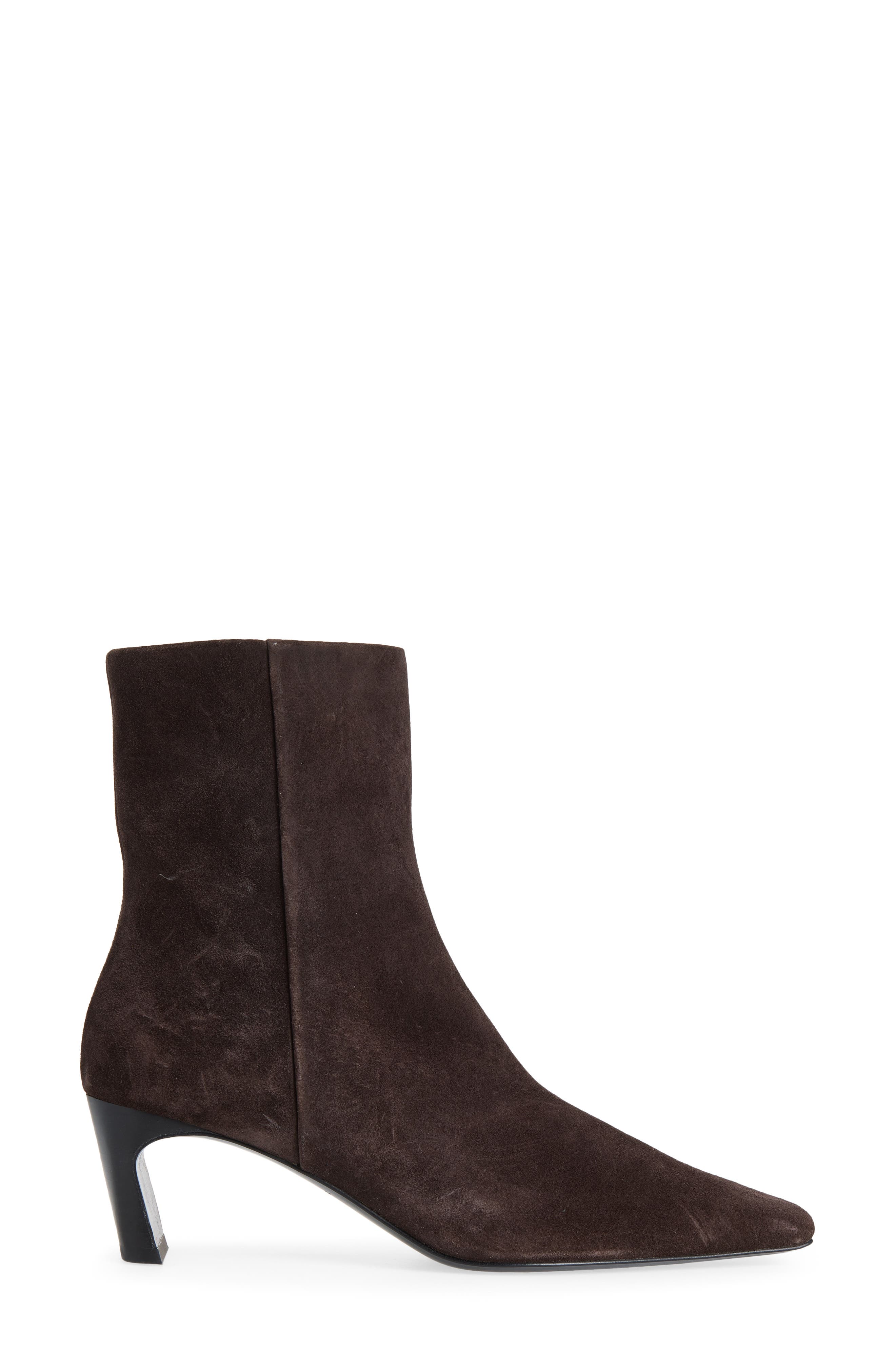 Kai Genuine Calf Hair Ankle Boot, Alternate, color, DARK CHOCOLATE SUEDE