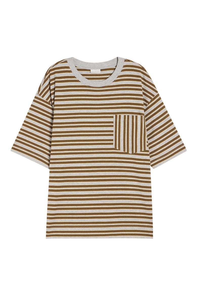 Heso Stripe Pocket T-Shirt, Alternate, color, GREY MELANGE
