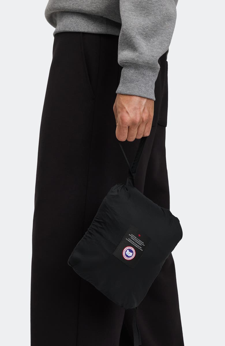 Canada Goose Lodge Packable 750 Fill Power Down Vest, Alternate, color, Black - Noir