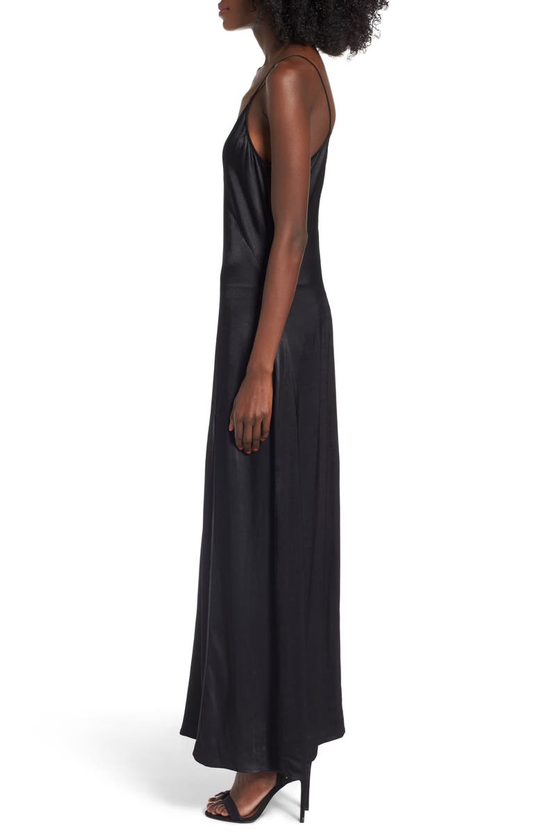 Leith Satin Maxi Dress, Alternate, color, 