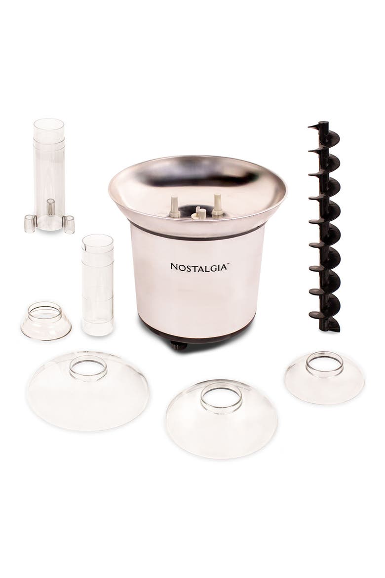 4-Tier Stainless Steel Chocolate Fountain, Alternate, color, STAINLESS STEEL