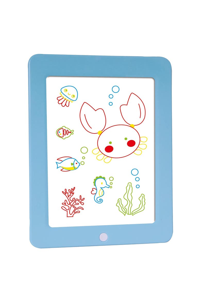 Neon Glow Drawing Board Ages 5+, Alternate, color, Multicolored