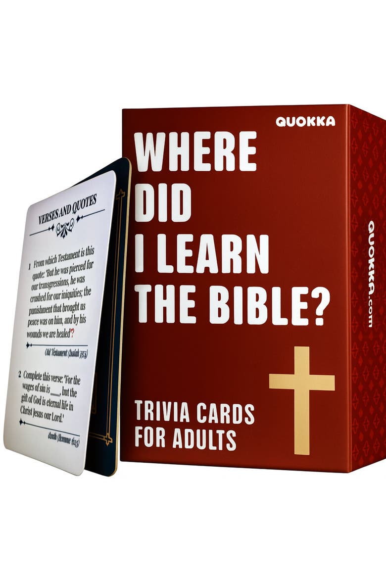 Bible Trivia and Learning Card Games for Kids & Adults, Main, color, Bible Trivia