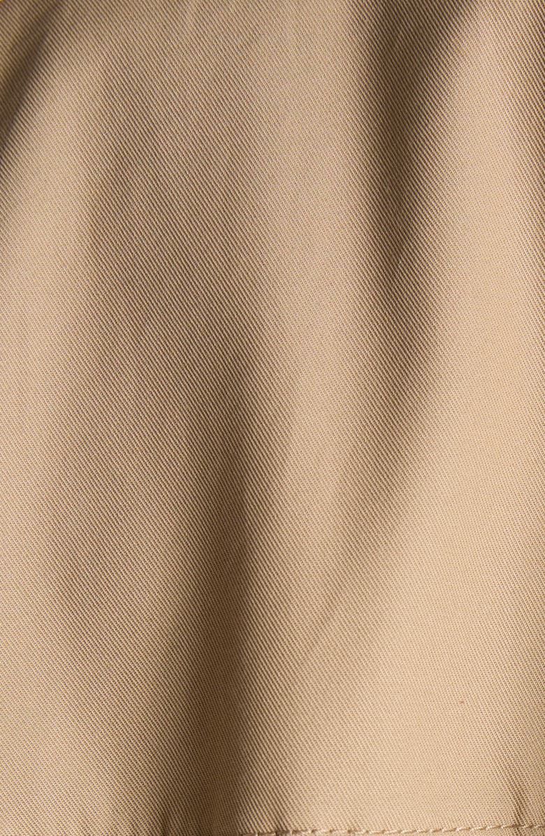 Bottega Veneta Fluid Cotton Twill Blouson Jacket with Detachable Intrecciato Leather Collar, Alternate, color,