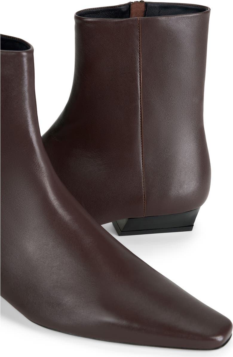 STAUD Wally Flat Ankle Boot, Alternate, color, Espresso