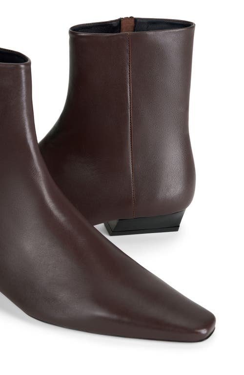 Staud Wally Snip Toe Bootie In Brown