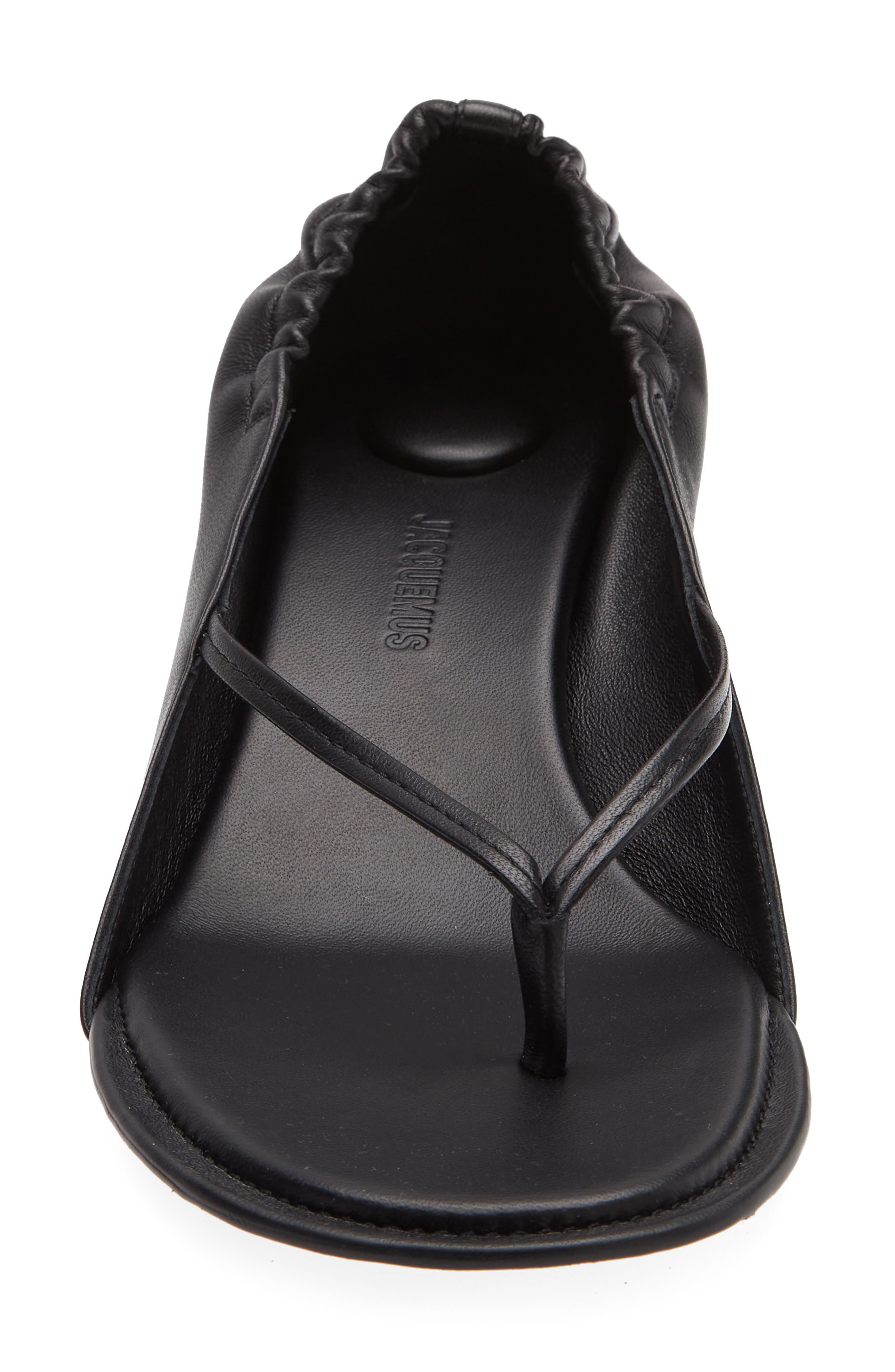 Jacquemus Les Sandales Kitten Heel Sandal, Alternate, color, Black