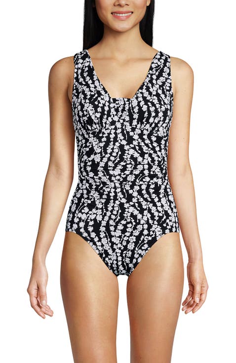 SlenderSuit Grecian Low Leg One Piece Swimsuit