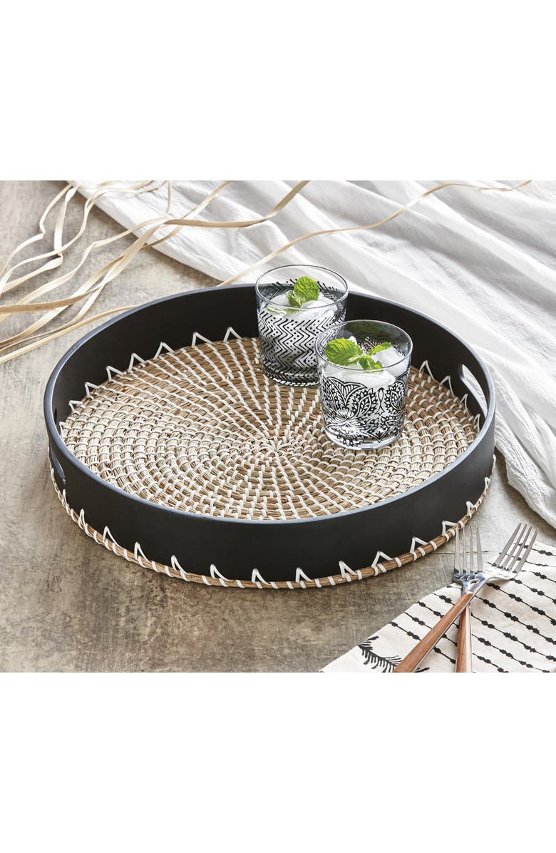 tag Sierra Multicolor Serving Tray Perfect for Spring Gatherings, Alternate, color, Multicolored