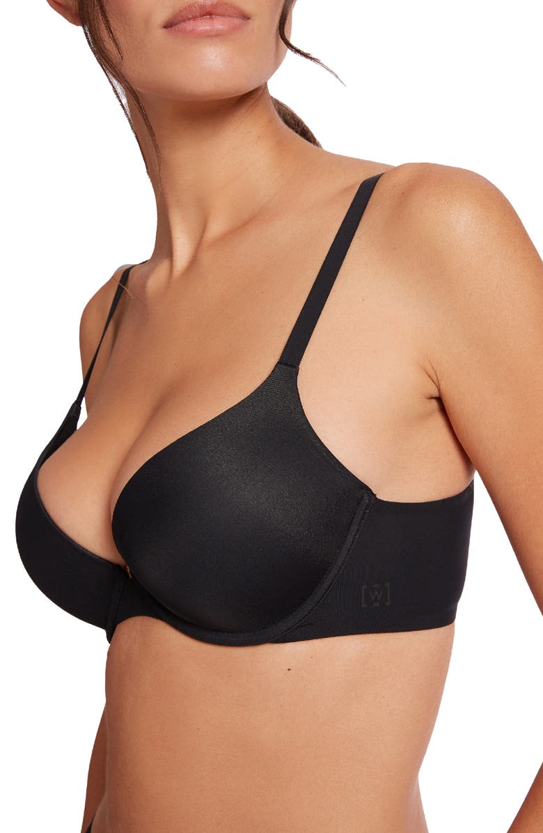 Wolford Pure 3W Underwire Push-Up Bra, Alternate, color, 