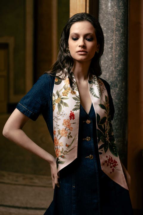 Ornella - Skinny Silk Scarf