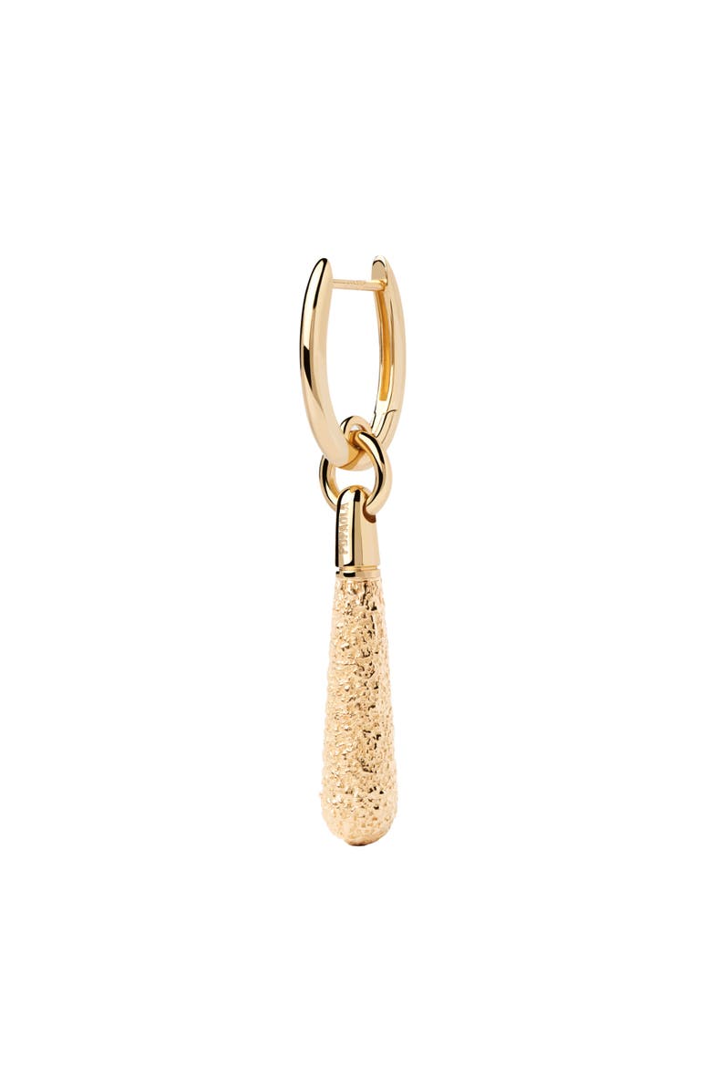 Popcorn Large Jupiter Single Hoop, Main, color, Gold