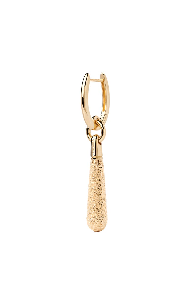 PDPAOLA Popcorn Large Jupiter Single Hoop, Main, color, Gold