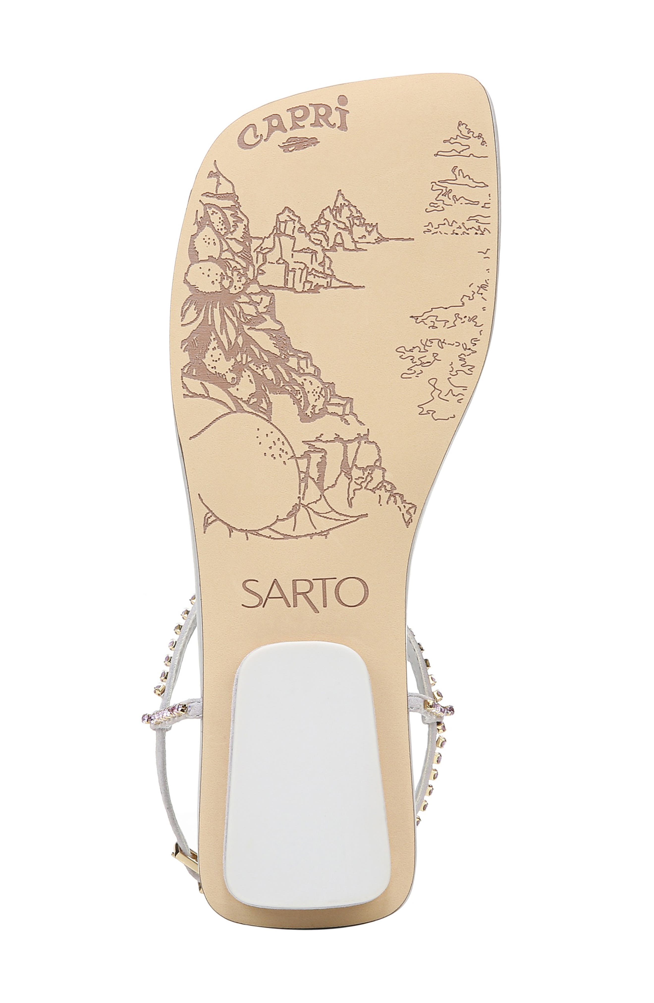 Nolita Embellished Ankle Strap Sandal, Alternate, color, LILAC FROST