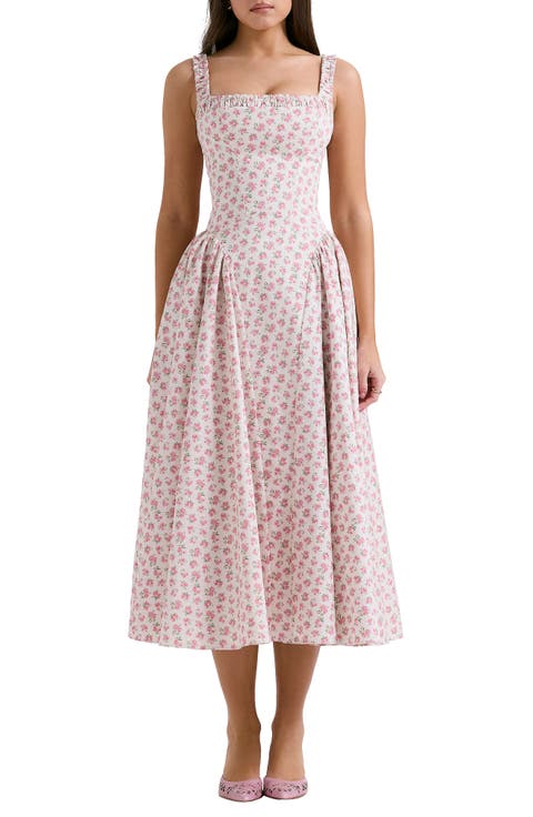 Dorothy Floral Stretch Cotton Dress
