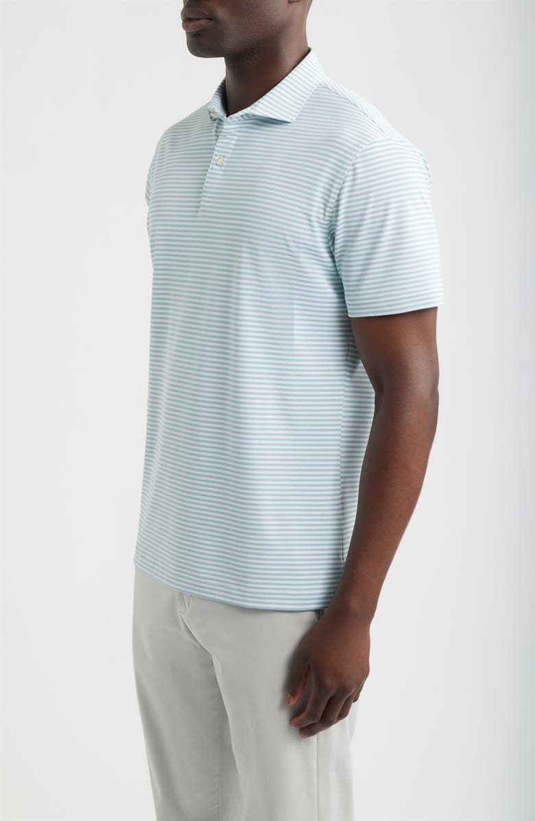 johnnie-O Cruz Stripe PREP-FORMANCE Polo, Alternate, color, Sublime